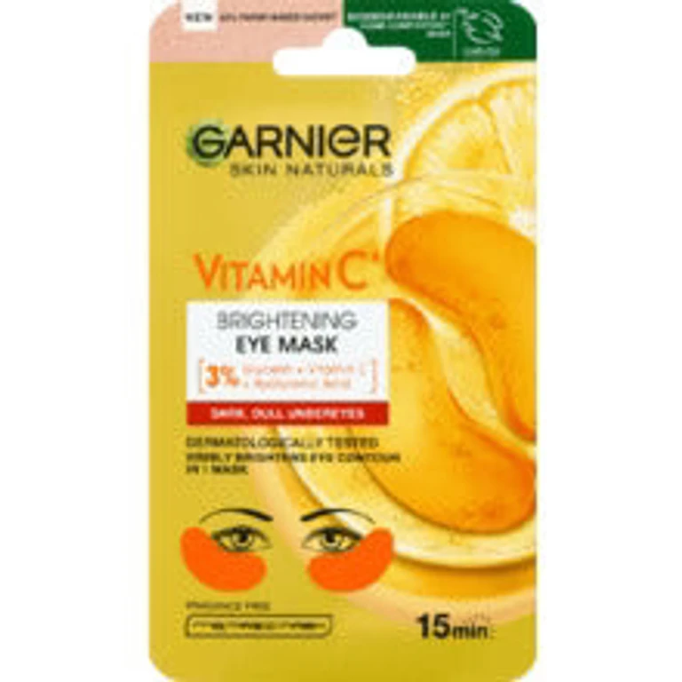 Skin Naturals Máscara para os olhos iluminadora com vitamina C
