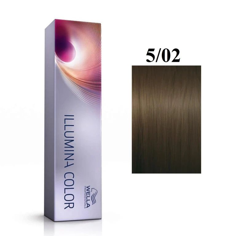Professionals Illumina Color Permanent Hair Dye 5/02 Light Natural Brown Matte 60 ml