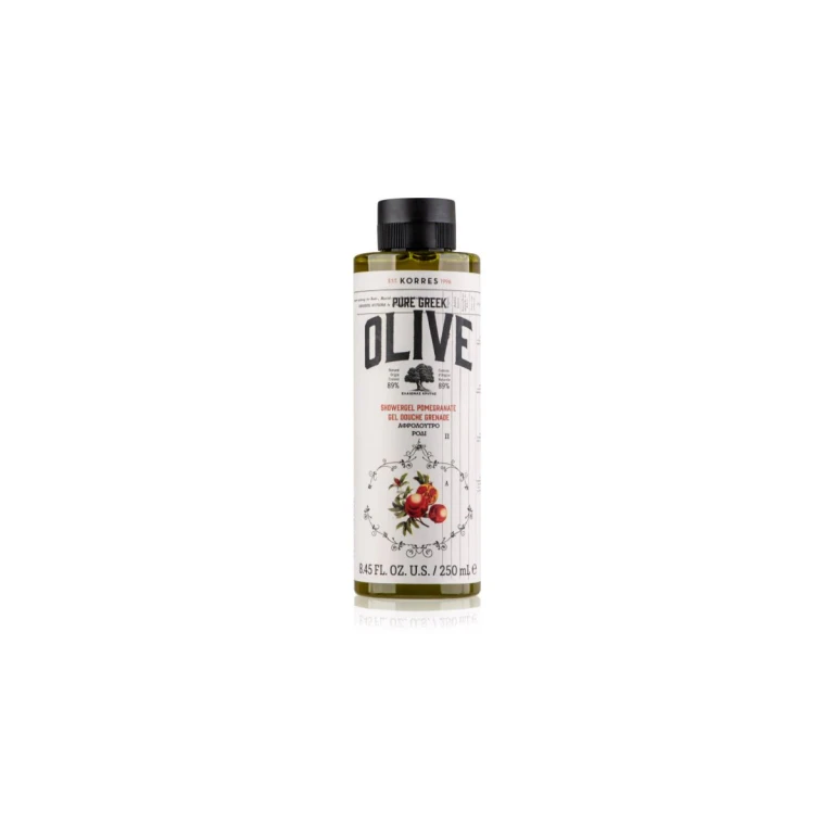 Pure Greek Olive and Pomegranate Energizing Shower Gel 250ml