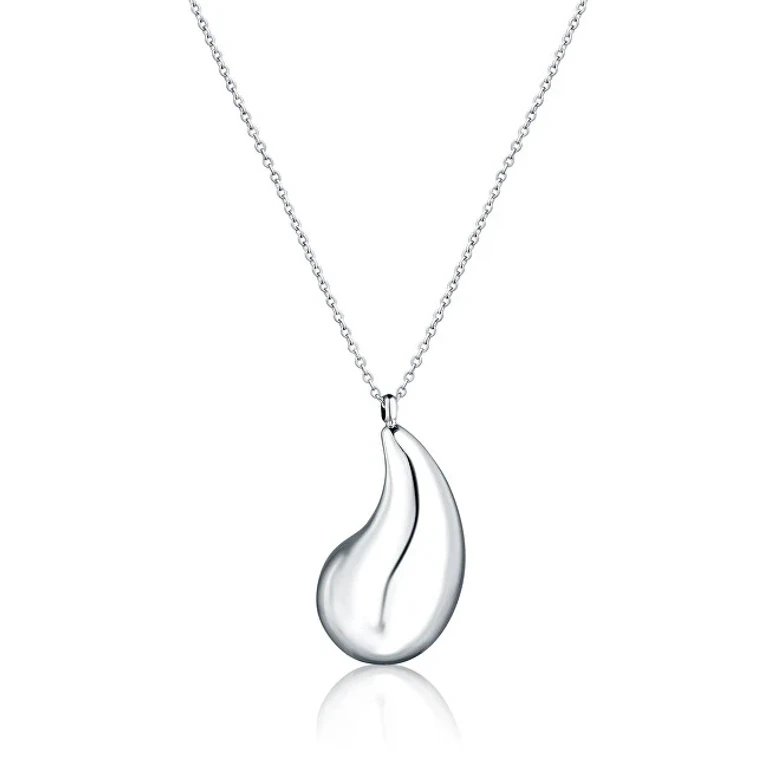 Charming Women's Tear Drop Steel Necklace Sssn0091X200045