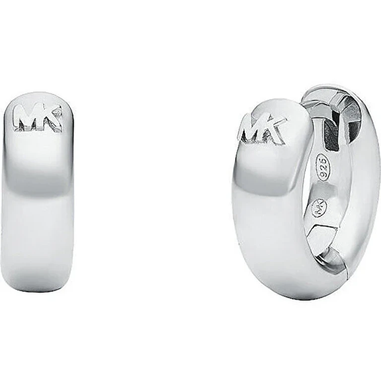 Huggie Hoop Earrings in Silver Without Tempo Mkc1599Aa040