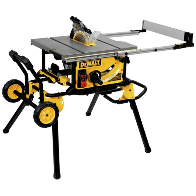 Factory Reconditioned Dewalt 15 Amp 10 in. Corded Jobsite Table Saw and Rolling Stand