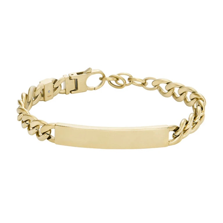 Modern Bracelet in Gold-Plated Steel Jf04465710