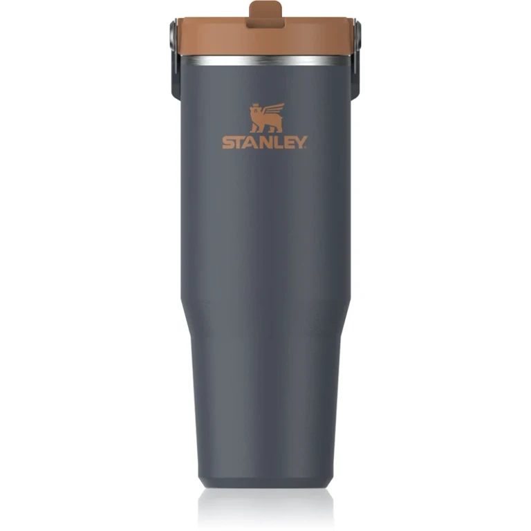 IceFlow™ Flip Straw Stainless Steel Water Bottle Vacuum Tumbler Twilight 890ml