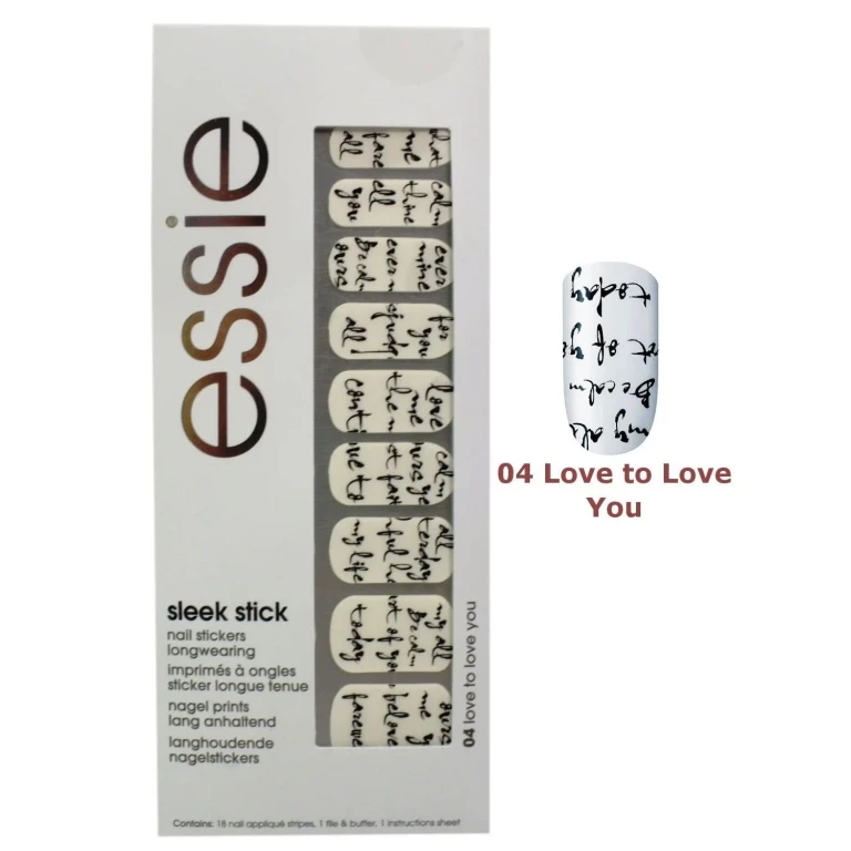 Elegant Nail Stickers Stick 04 Love To Love You