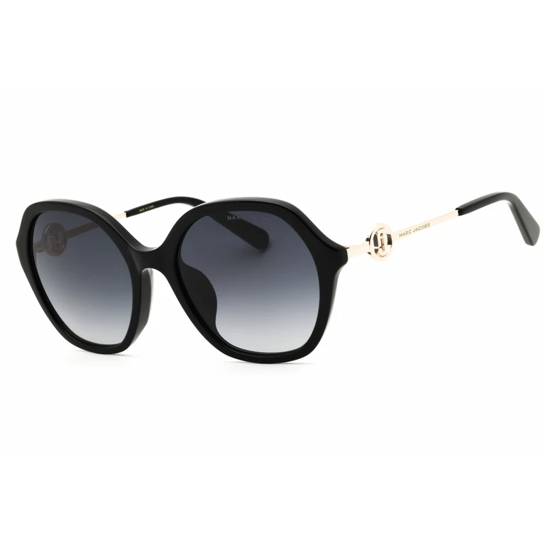 Ladies Black Round Sunglasses MARC728FS