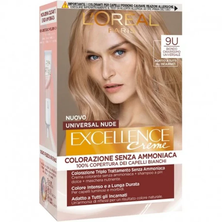 L'Oreal Paris Ammonia-Free Hair Color 9U Universal Lightest Blonde