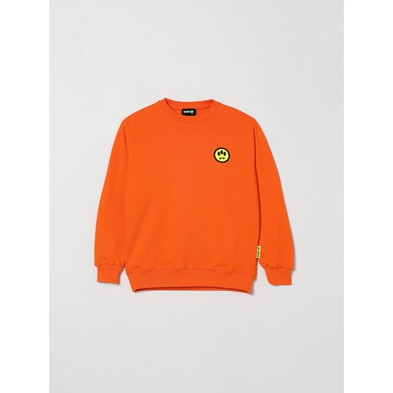 Cotton Crew Neck Sweatshirt with Logo (S6BKJUSW241BW315)