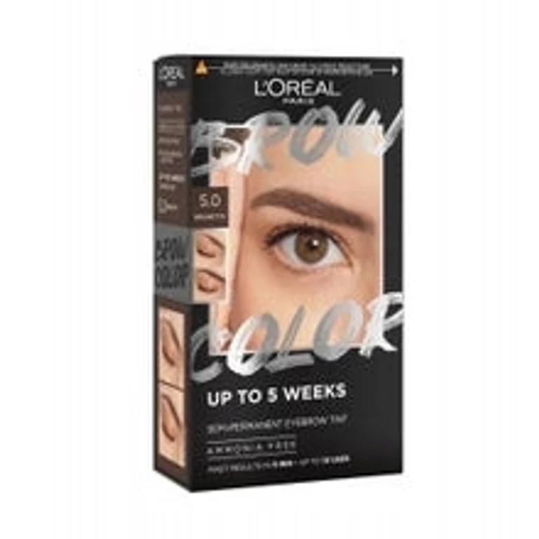 L'oréal Eyebrow Color Semi-permanent Eyebrow Tint 1 pc 5.0 Brown