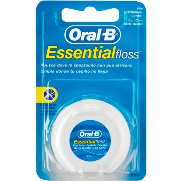 Oral-B Essential Floss Waxed Dental Floss 50 M
