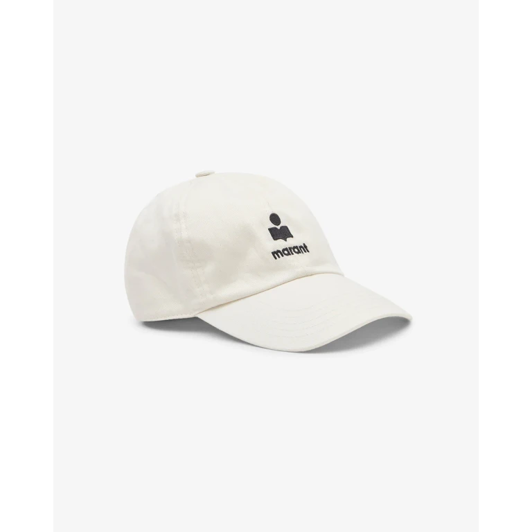 Casquette de baseball Tomas en coton ivoire