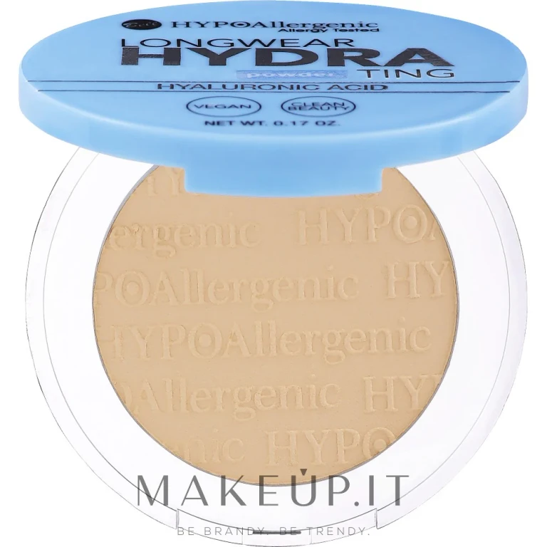 Hypoallergenic Hydrating compact powder with hyaluronic acid color 01 Nude 5 g