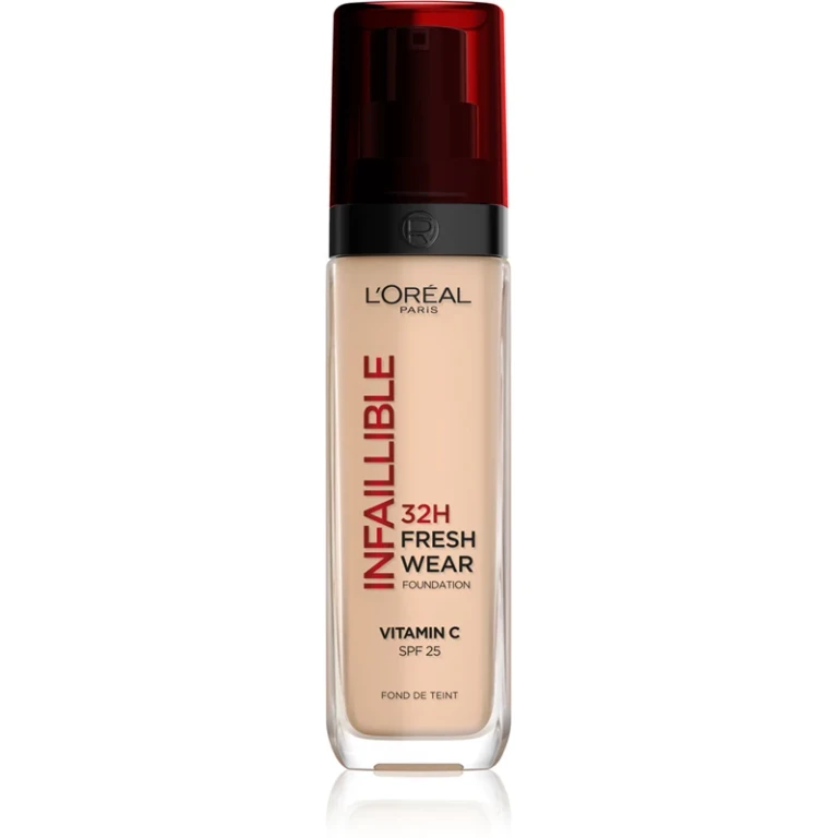 L'Oréal Paris Infaillible 32H Fresh Wear long-lasting foundation SPF 25 color 135 Warm 30 ml