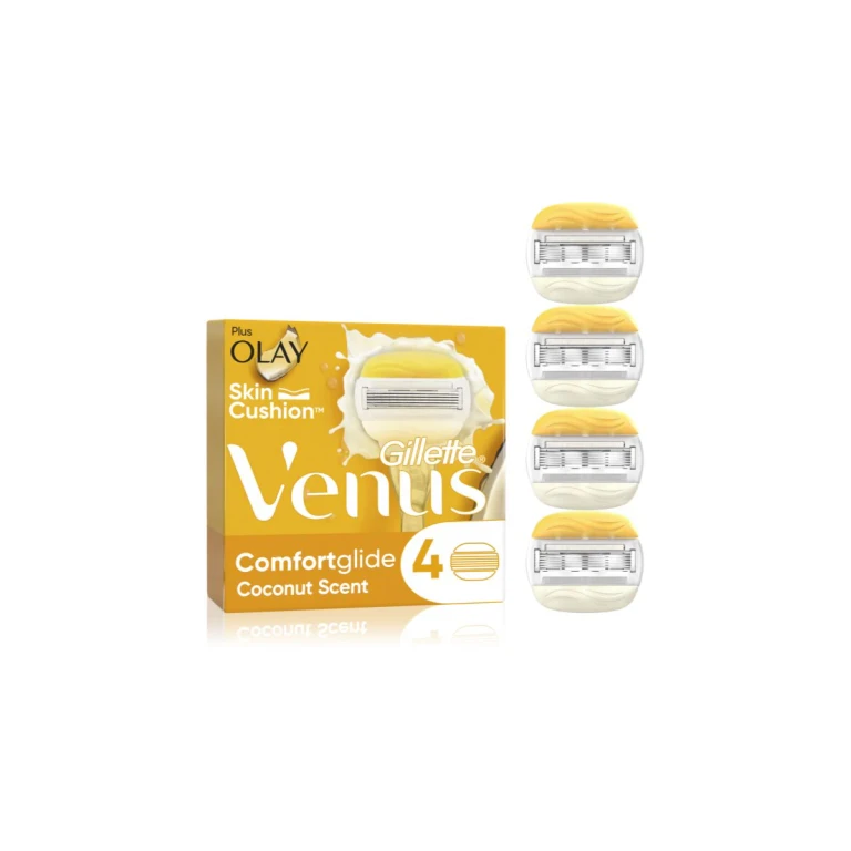 Venus Comfortglide Olay Coconut Replacement Blades 4 Pieces
