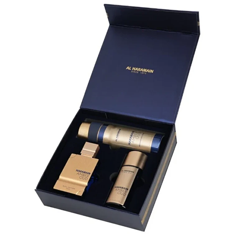 Amber Oud Bleu Edition - Edp 75 ml + Edp 30 ml + Deodorant Spray 200 ml
