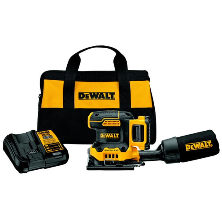 DCW200D1 20V MAX XR Lithium-Ion Variable Speed 1/4 in. Sheet Cordless Sander Kit (2 Ah)