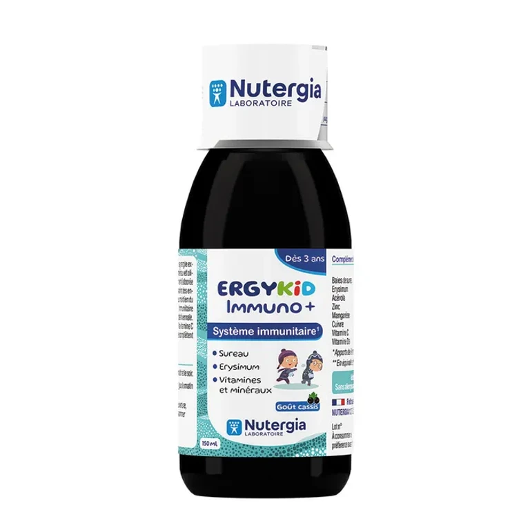 Nutergia Ergykid Immuno Blackcurrant Flavour From 3 Years 150ml