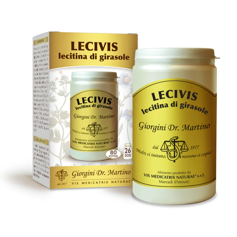 lecivis 100 g - 80 softgels of 1250 mg