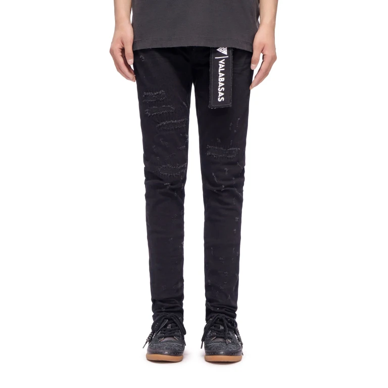 Ilyas Skinny Jeans - Jet Black