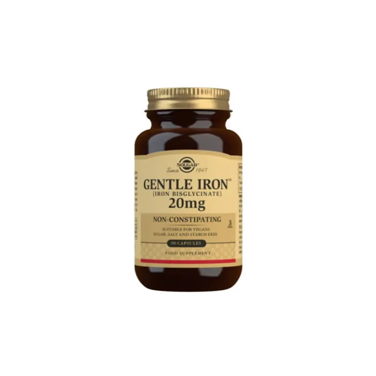 vegetable capsules Solgar Gentle Iron (ferrous bisglycinate) of 20 mg - Pack of 90