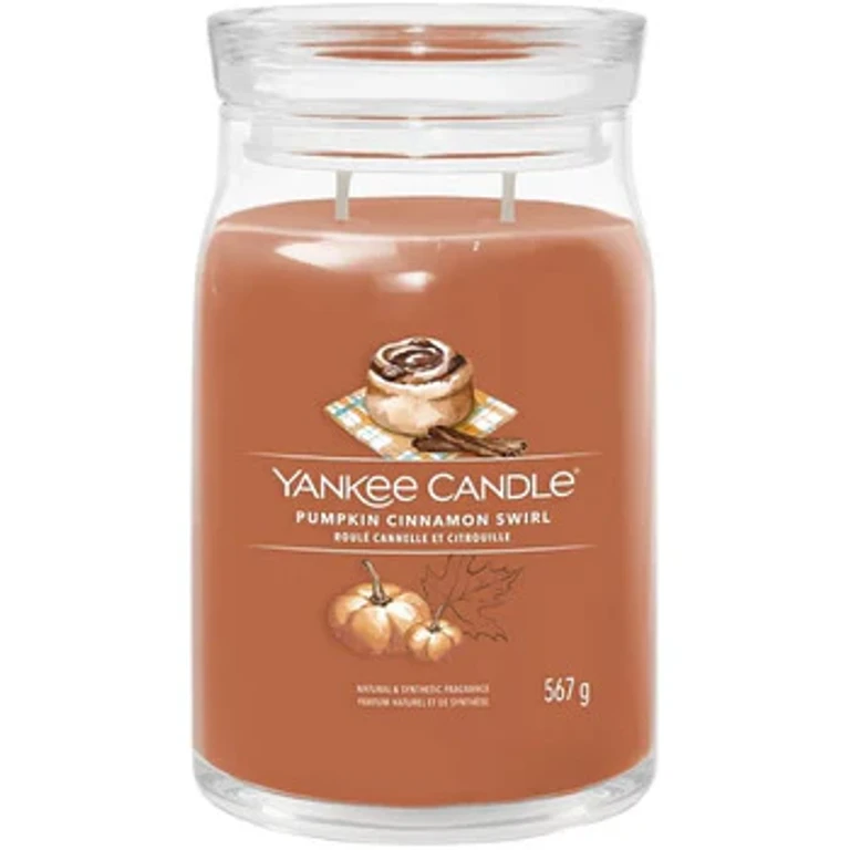 Pumpkin Cinnamon Swirl Scented Candle (pumpkin and cinnamon swirl) - Scented Candle 567 g