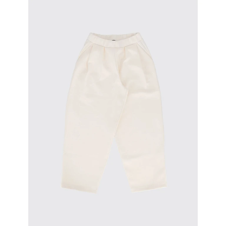 Pantalon Balmain pour garçon blanc en mélange de coton