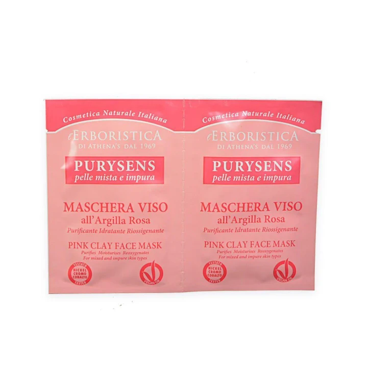 The herbal single-dose purysense pink clay mask 20 ml