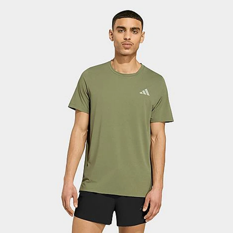 Men's adi365 Iconic Climacool Running T-Shirt in Tent Green Size: XXS