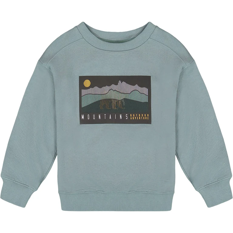 Animated Print French Terry Sweatshirt - Big Boy
