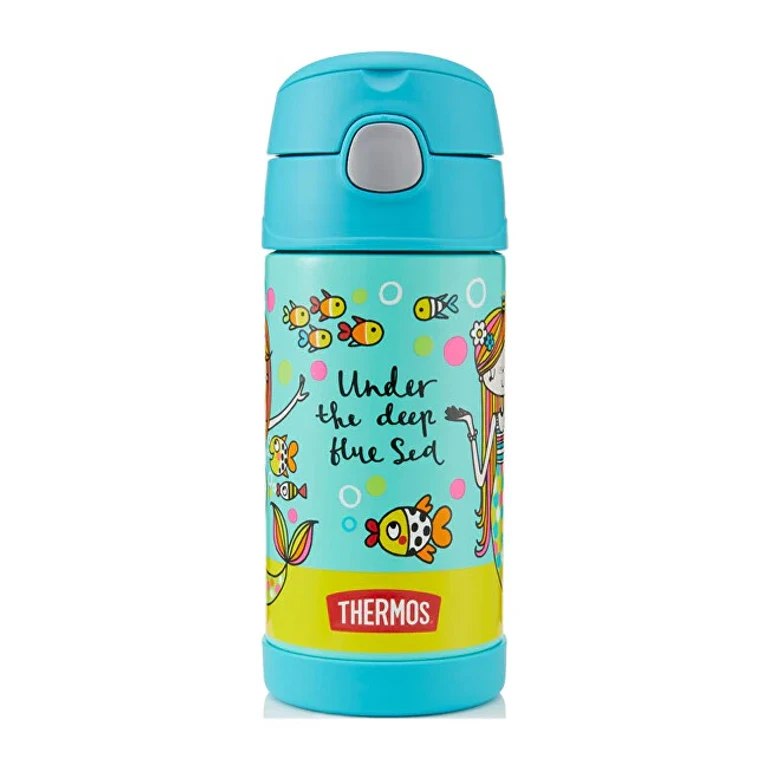 For Kids Funtainer With Straw - Mermaid 355 Ml