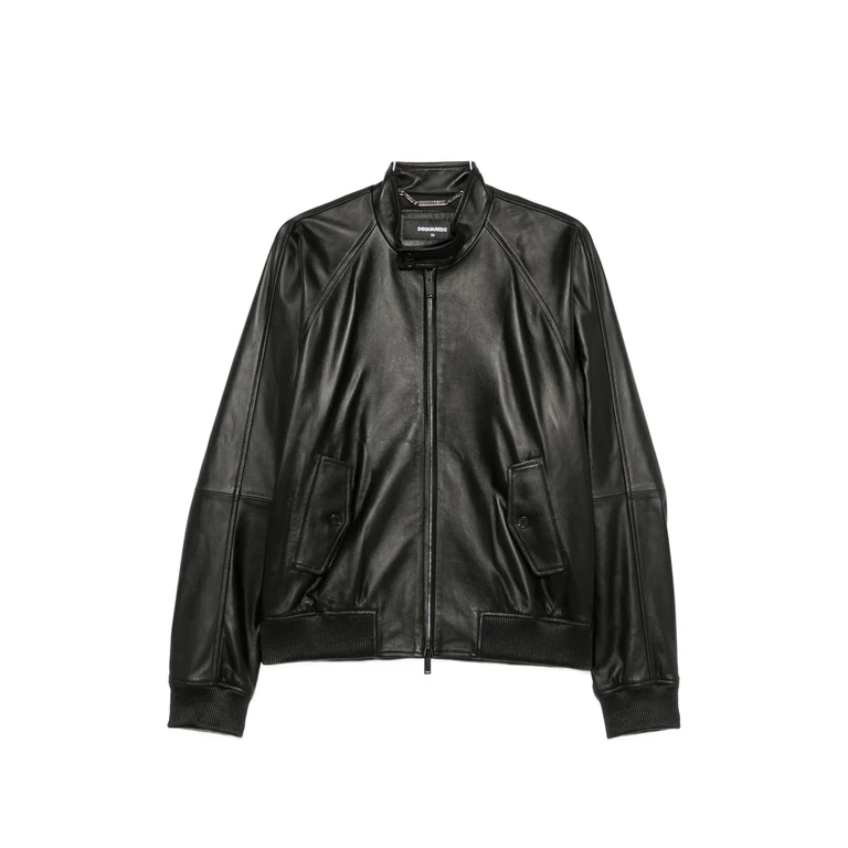Zip-up Leather Jacket