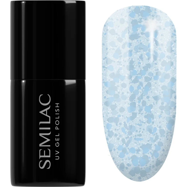 UV Hybrid Crushed_ICE Gel Nail Polish with UV/LED Lamp Color 493 Bubble Gum 7 ml