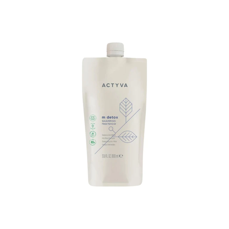 Actyva M Detox Rimuovi Metalli Shampoo Busta Ricarica 1000ml — Shampoo