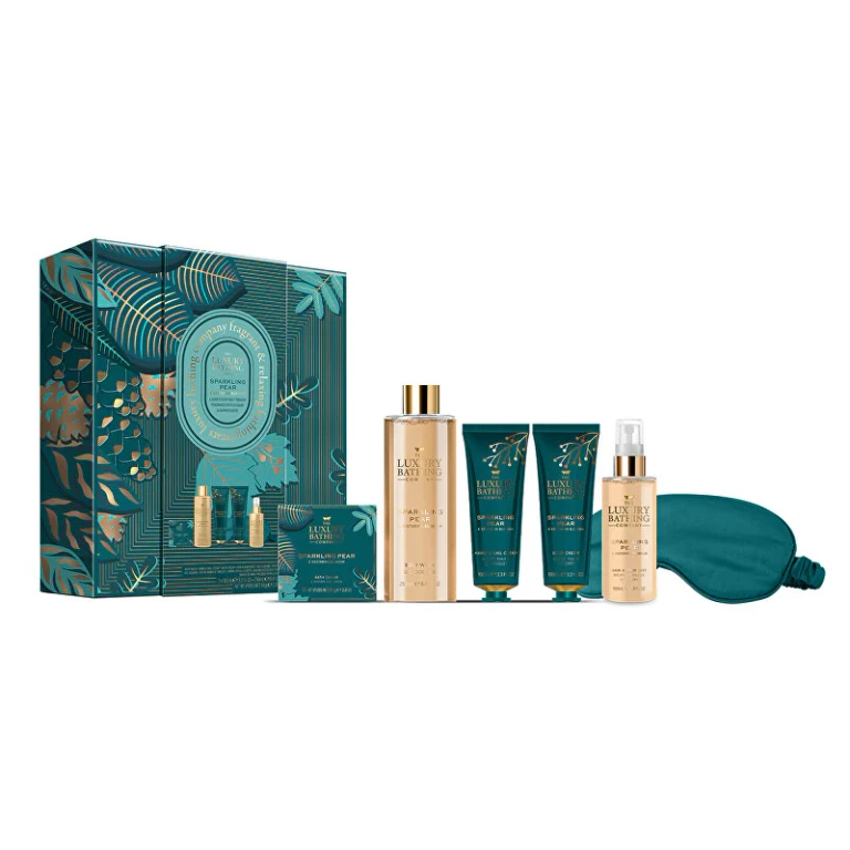 Gift Set for Body Care with Pear and Nectarine Fragrance, 6 Pieces
