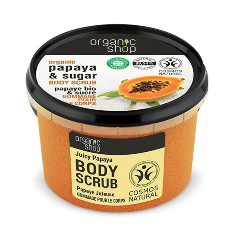 Papaya and sugar body scrub 1 unit