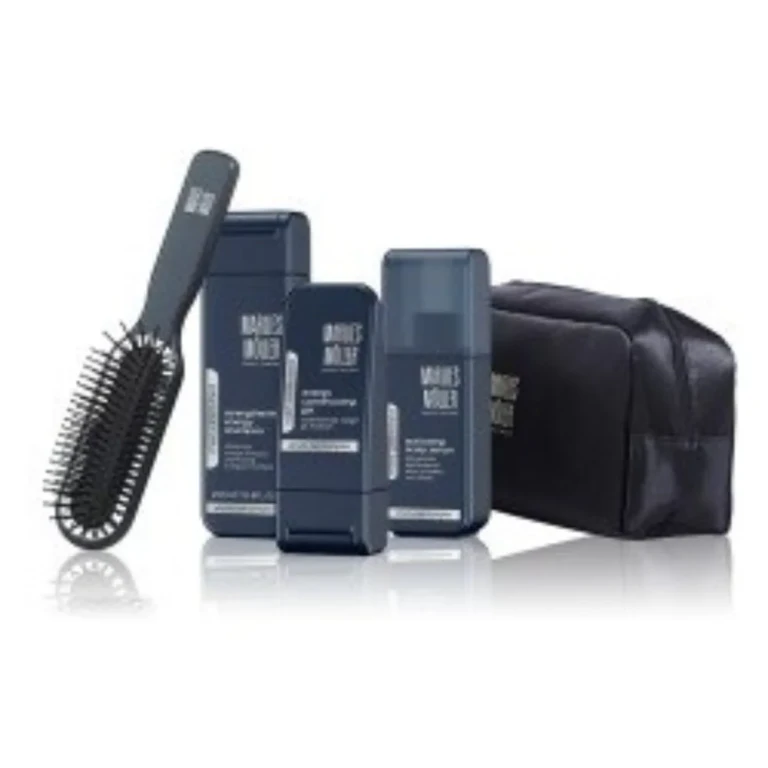 Hair Set Marlies Möller Flexible Hold Gel 100 ml + Energizing Shampoo 200 ml + Paddle Brush