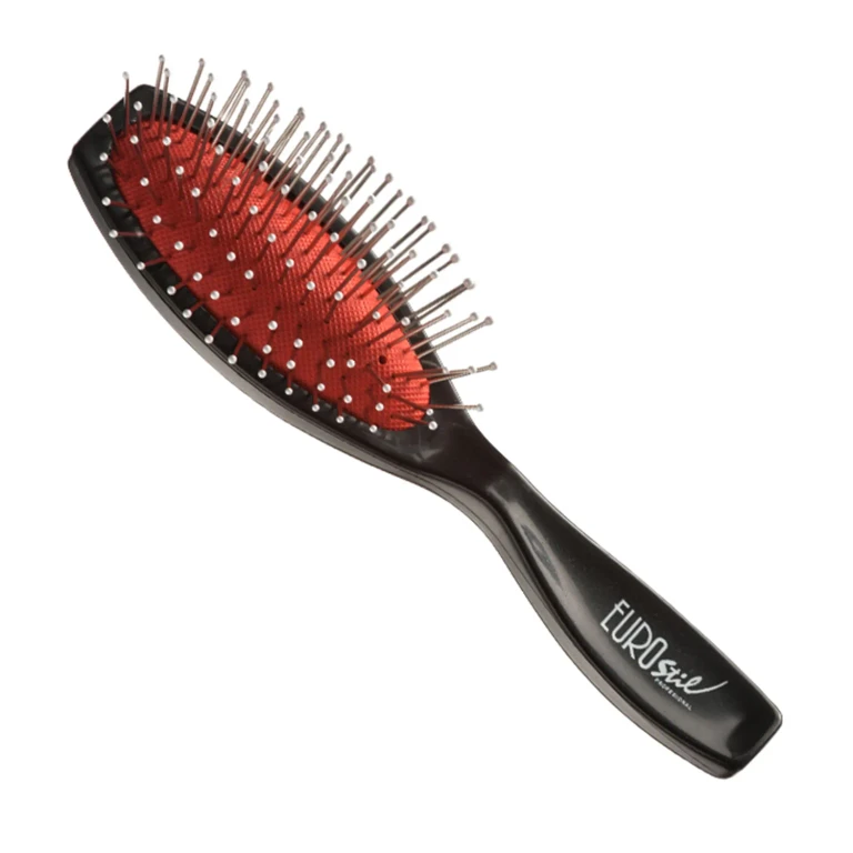 Puff Brush Eurostil, white sphere, small colors, 1 pc.