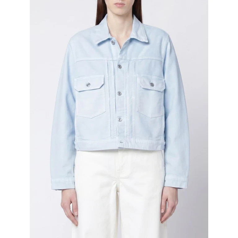 Cropped Denim Shirt Jacket (1126DJK007017B1984)
