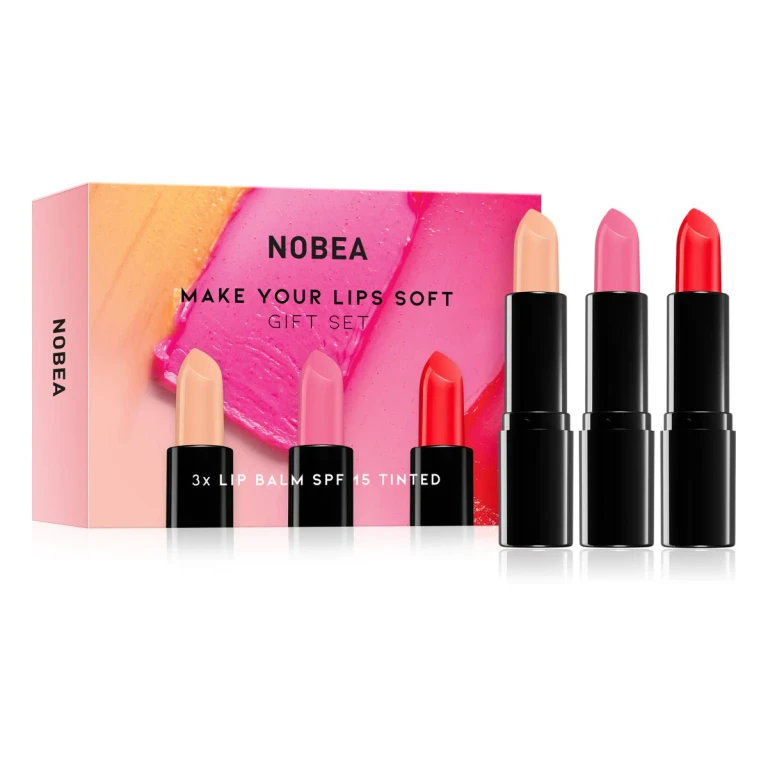 Beauty Pleasure NOBEA Make Your Lips Soft Lip Kit Gift Edition 3 Pieces