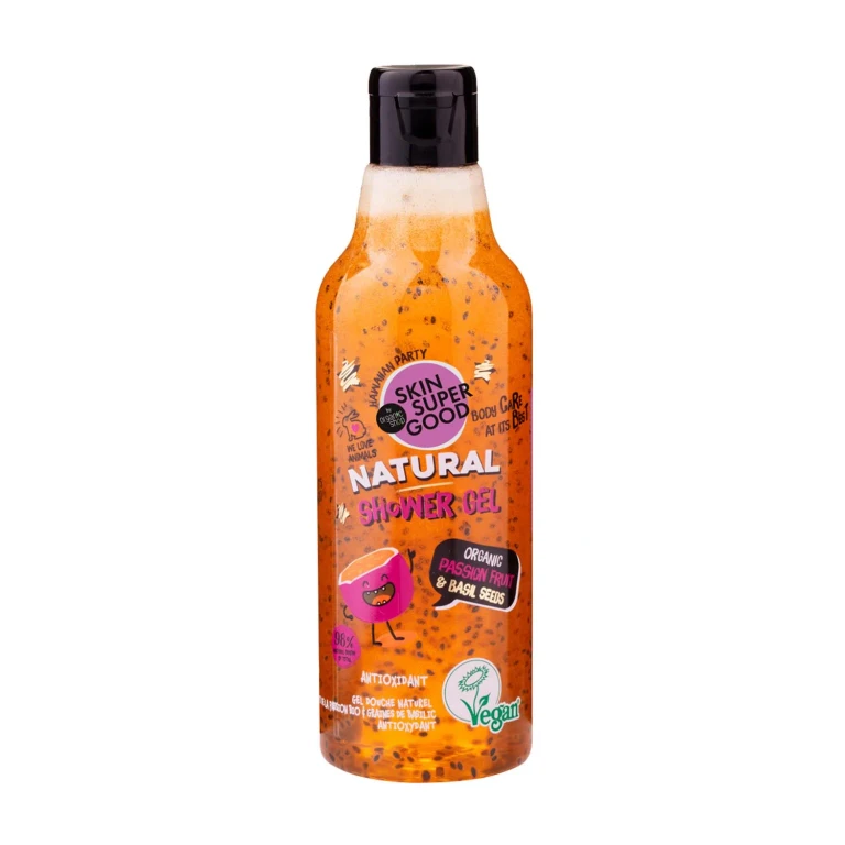 スキン スーパーグッド ナチュラル オーガニック パッションフルーツ & バジルシード シャワージェル 250ml