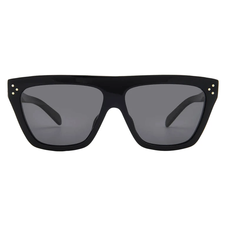 Polarized Square Ladies Sunglasses CL40256I 01D 58