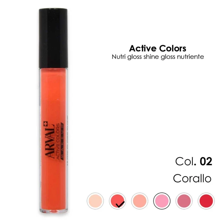 Nourish gloss shine n. 02 - coral gloss nutritious