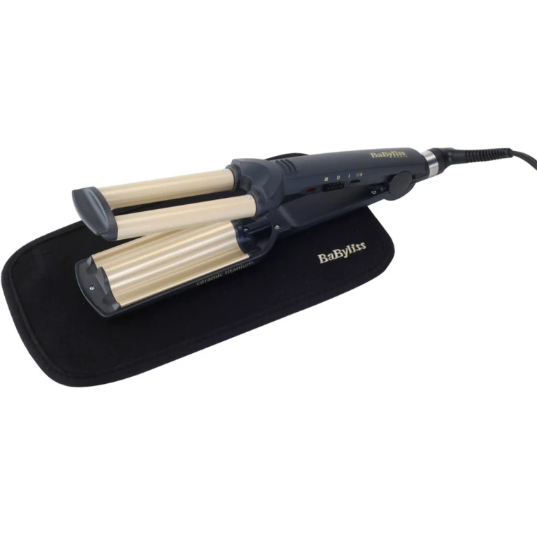Easy triple iron hair straightener for waves and curls (C260E) 1 pc