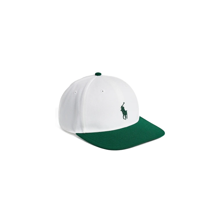 Contrast Brim Snapback Cap Paper White/New Forest One Size