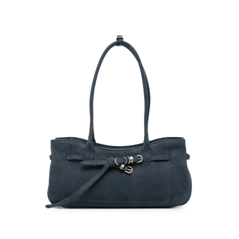 Grandma Used Belt-detail Shoulder Bag