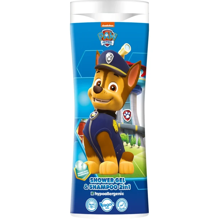 Paw Patrol 2in1 shampoo and shower gel for children Bubble Gum 300 ml