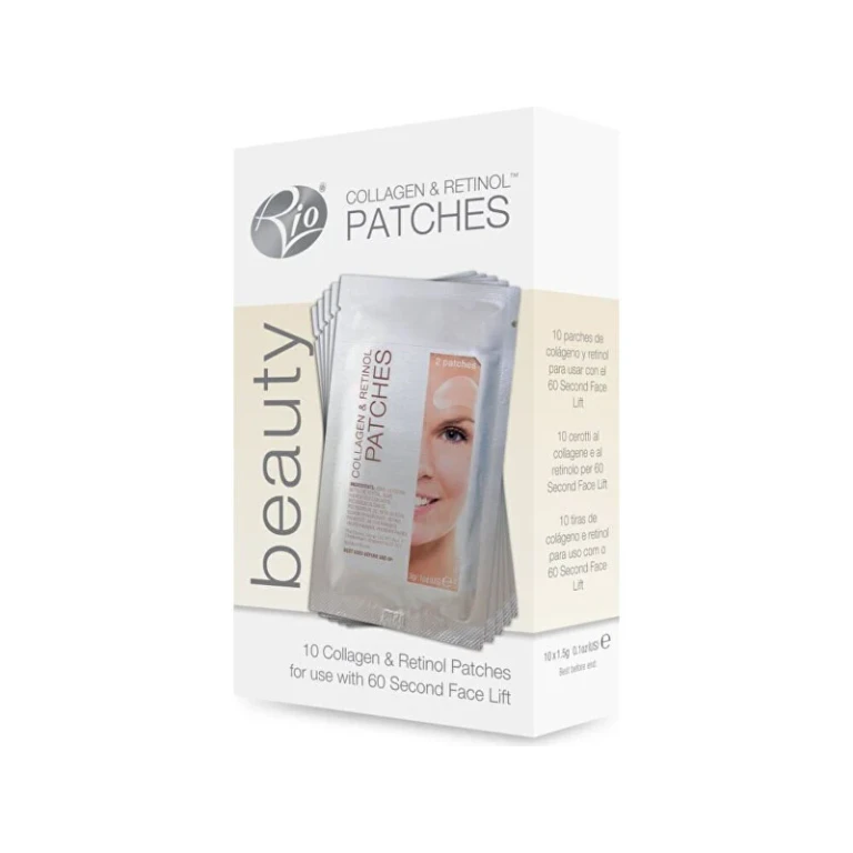 Rio-Beauty Collagen and Retinol Patches for Lifting Device to Smooth Wrinkles and Stretch the Skin Fali (Retinol and Collagen Patches) 5 X 2 Pieces