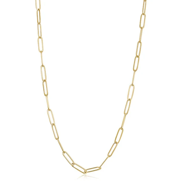 Modern Gold-Plated Necklace for Chunky Pendants Shk02