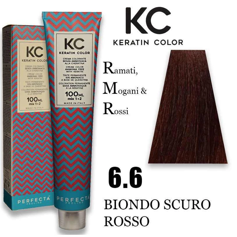 Kc Keratin Coloring Cream 100 ml 6.6