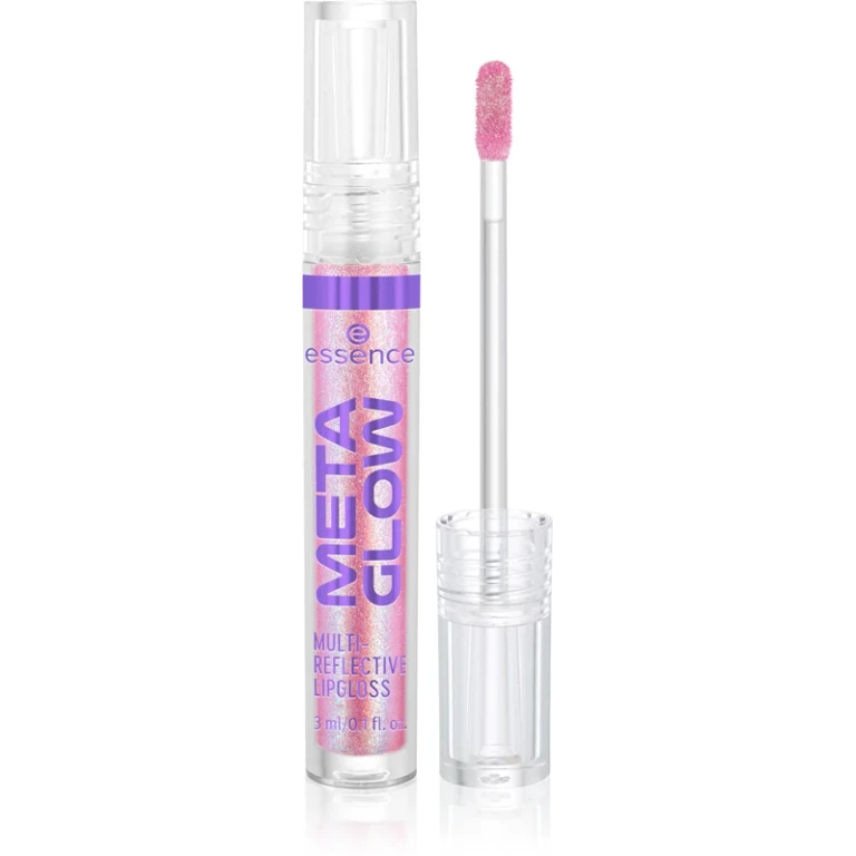 Essence Meta Glow Multi-Reflective Holographic Lip Gloss Color 03 Pink Vision 3 Ml